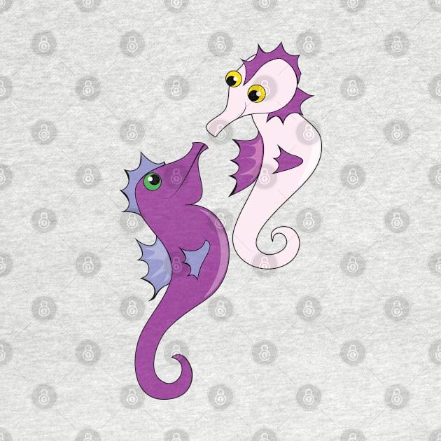 Seahorses by PrettyGhoul